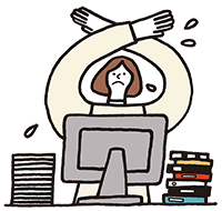 イラスト：仕事の量