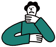 イラスト：向き合う