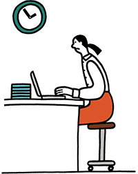 イラスト：ストレス反応