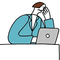 イラスト：うつ病