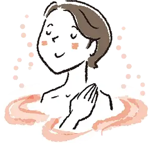 イラスト:お風呂でほっとタイム