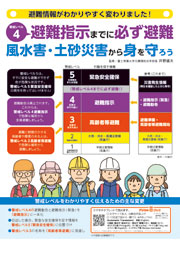 【デジタルブック対応】警戒レベル4避難指示までに必ず避難　風水害・土砂災害から身を守ろう