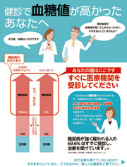 健診で血糖値が高かったあなたへ