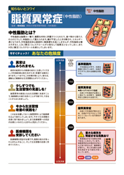 知らないとコワイ脂質異常症（中性脂肪）