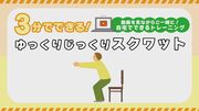 3分でできる！ゆっくりじっくりスクワット