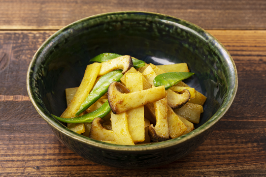 「じゃがいものカレー炒め」